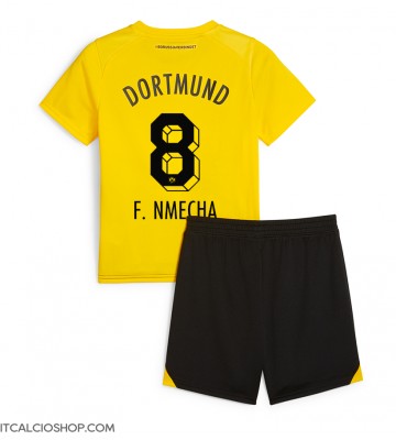 Borussia Dortmund Felix Nmecha #8 Prima Maglia Bambino 2023-24 Manica Corta (+ Pantaloni corti)